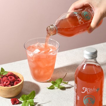 台灣 Kai Kombucha 有機覆盆莓薄荷康普茶 6瓶裝