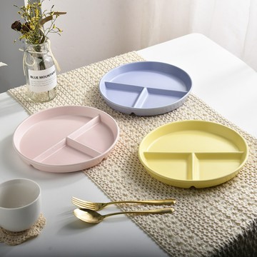 Homely Zakka 北歐高顏值陶瓷分隔餐盤/211餐盤_3色一組