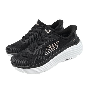 慢跑鞋 Max Cushioning Endeavour 女鞋 黑 白 厚底 129484BKW