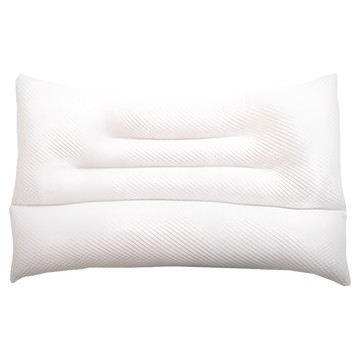 EmBrace 英柏絲 可水洗 新感覺 透氣支撐枕 100%聚酯纖維表材 歐盟無毒A級棉內材 台灣製  偏硬低枕 白色  70 x 41 x 10cm  1個