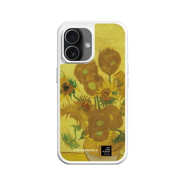 iPhone 17 SolidX 白 - Van Gogh Museum - 向日葵
