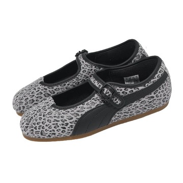 PUMA 休閒鞋 Tacklette Cat Wns 女鞋 灰 豹紋 膠底 瑪莉珍鞋 408552-01