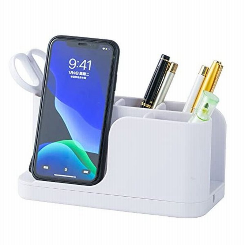 Tokastar ペン立て おしゃれ 卓上収納 デスクオーガナイザー 収納ケース 配線アクセサリー オフィス 文房具収納 便利 多機能 スマ 通販 Lineポイント最大0 5 Get Lineショッピング