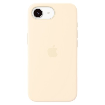 Apple 2026 iPhone 17 系列 MagSafe 矽膠保護殼  香草色  iPhone 17e
