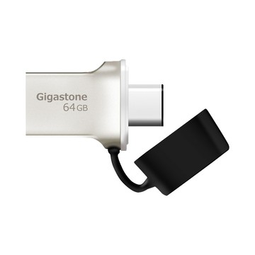 [家速配]Gigastone雙用金屬隨身碟 64G