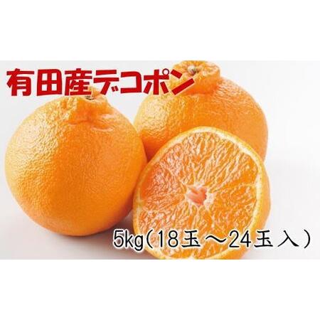 ふるさと納税 デコポン 不知火 フルーツ 果物   紀州有田産のデコポン約5kg(18玉〜24玉入り・青秀以上) ※2024年1月下旬頃〜3月.. 和歌山県紀美野町