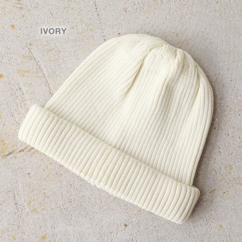 ROTOTO ロトト R5021 COTTON ROLL UP BEANIE コットンロールアップ