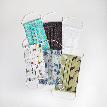 摺式布口罩二入組_可放濾材_兒童版