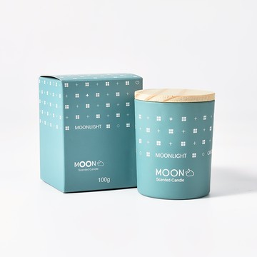 【MOON LIGHT 月光蠟燭】MOON LIGHT 北歐設計手工香氛蠟燭 3.5oz - 月光伯爵