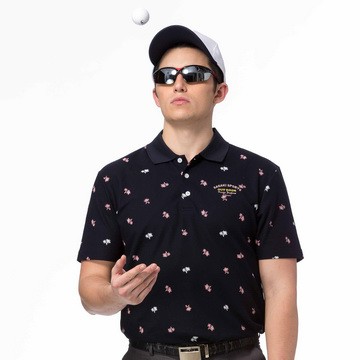 《SASAKI》抗紫外線吸排功能高爾夫球短衫/8260184