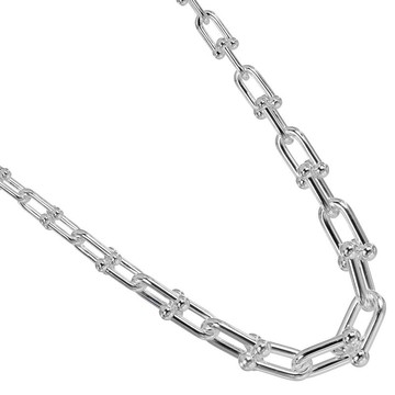 【日本直送】蒂芙尼 項鍊 Hardware Graduated Link 銀 925 約 104g TIFFANY&Co.【二手】A 級