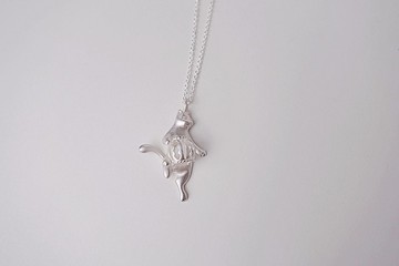 I-Shan13貓咪打太鼓項鍊