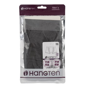 Hang ten抗菌透氣平口褲-M(顏色隨機出貨)