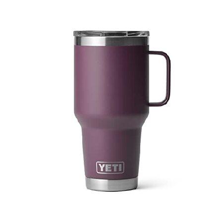 YETI Rambler oz Travel Mug, Stainless Steel, Vacuum Insulated with Stronghold Lid, Nordic Purple