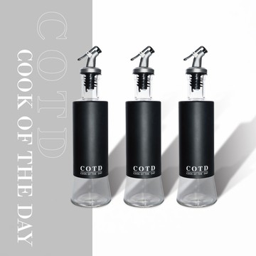 【COTD官網】品牌玻璃油瓶三入組/調味瓶/調味罐/醬油瓶/醬油罐/玻璃油壺/玻璃油瓶/油醋瓶