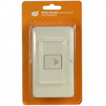 電話一插座蓋板組 牙