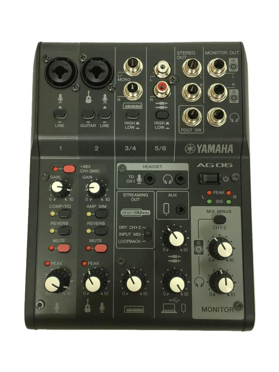 YAMAHA AG06MK2 W + KHP001 ヘッドホン楽器 - ミキサー