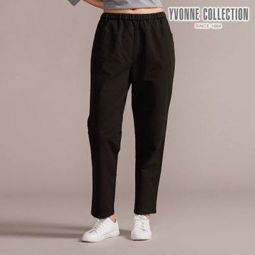 YVONNE 以旺傢飾 網路限定 | 純棉剪接長褲-黑 （M/L）