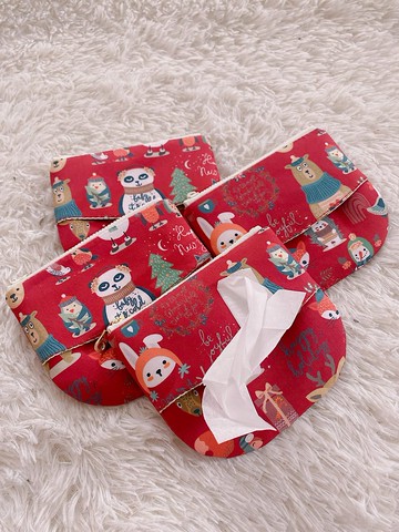 面紙拉鍊收納包 零錢包 綿綿包 少女 禮物 小物