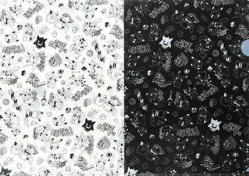 PIKACHUUUU！A4透明文件夾2張SET精靈寶可夢