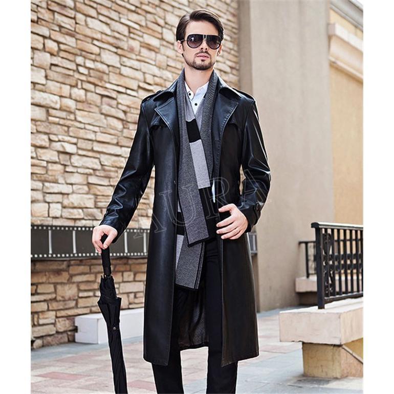 紳士レザーコート‼︎他は表の皮も裏側も綺麗です