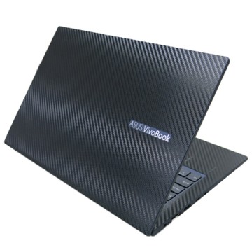 EZstick ASUS VivoBook X413 X413FA X413FP 酷玩黑 黑色立體紋機身貼