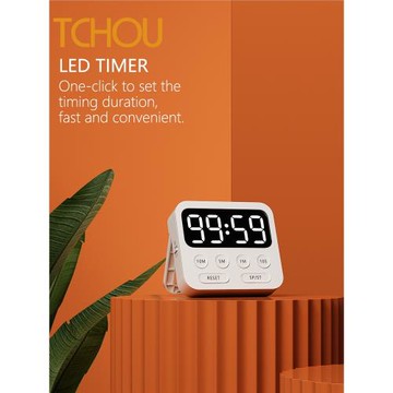 時間管理學習自律考研靜音倒計時廚房提醒大屏健身瑜伽磁吸定時器