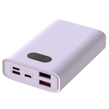 POLYBATT LED 數字顯示行動電源 PD+QC3.0/22W  H10000  紫色