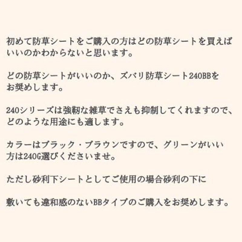 ザバーン防草シート用 防草ワッシャーブラウン入りグリーンビスタ