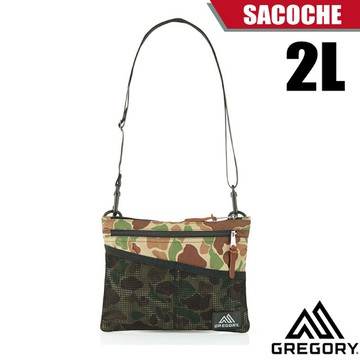 【美國 GREGORY】SACOCHE 2L 可調式側背包M_109457-9865 岩紋迷彩