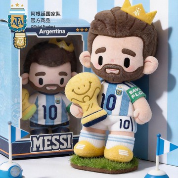 ⚽️ 世界盃紀念品 2026世界盃 世界盃周邊 美加墨世界盃 葡萄牙CR7C羅阿根廷梅西35cm毛絨公仔抱枕 恩佐大馬丁