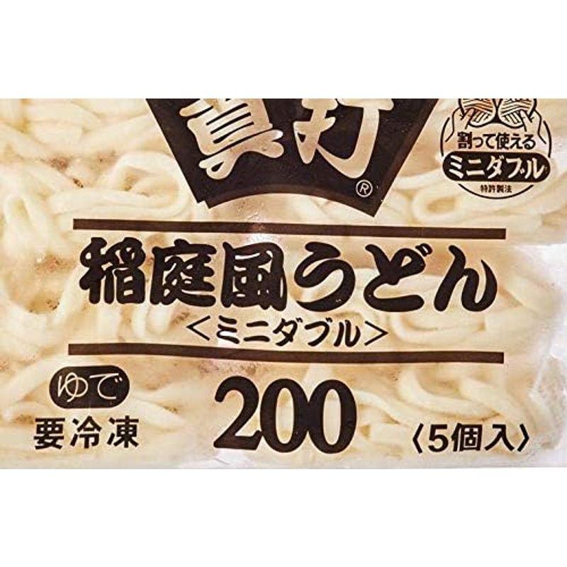 シマダヤ 冷凍うどん 稲庭風うどん 「真打」 200g×20食 業務用