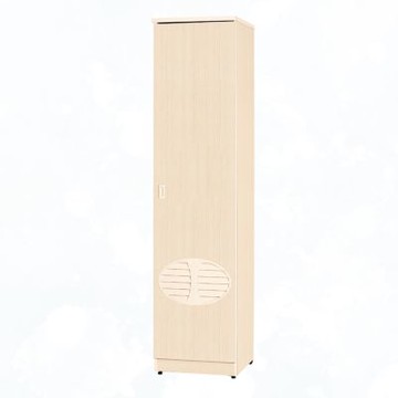 文創集-南亞塑鋼   皮尼 南亞塑鋼1.5尺單開門高掃具櫃/收納櫃-45.8x47.8x190cm免組