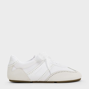 Cece 緞帶雕花休閒鞋