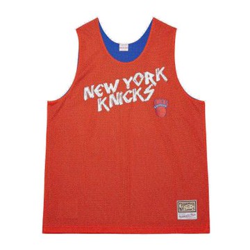 Mitchell & Ness NBA TEAM GLORY REVERSIBLE MESH TOP KNICKS 男 籃球背心 TP10120-NYKBLUE