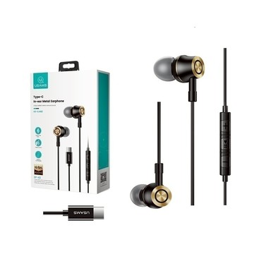 【Type-C 耳機】Usams 適用 三星 Z Fold 2 3 4 5 6 7 入耳式 DAC 立體聲 金屬