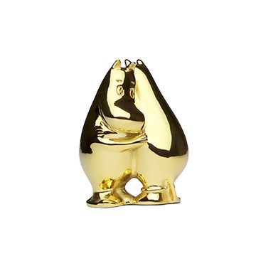 Moomin in Love 姆明與可兒 鍍金擺飾