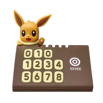 寶可夢公仔停車號碼牌 - 伊布  1個