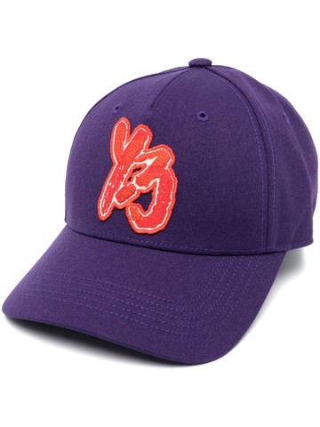 Y-3 - logo-embroidered cap - men - Recycled Polyester - One Size - Purple