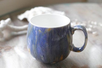 手工上釉油畫風瓷杯/馬克杯12