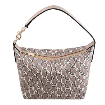 GUCCI 795059 GG Shadow Mini 塗層印花肩背/手提包.淺棕