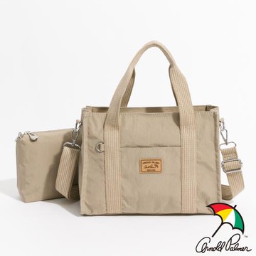 Arnold Palmer - 手提包附長背帶  Casual系列 - 卡其色