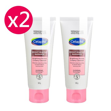 【Cetaphil 舒特膚】BHR淨白無瑕潔面乳 100gx2瓶