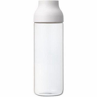 KINTO (キントー) ピッチャー・冷水筒 CAPSULE ウォーターカラフェ 1L ホワイト 22971 (ホワイト 1L)