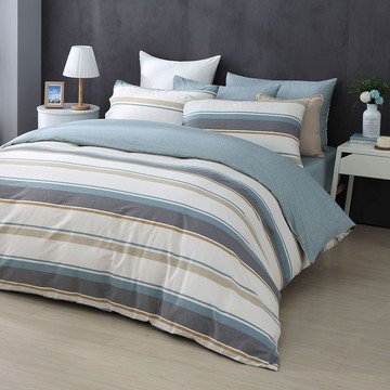 鴻宇 HongYew - 雙人床包枕套組 100%精梳棉 純棉-艾蒙