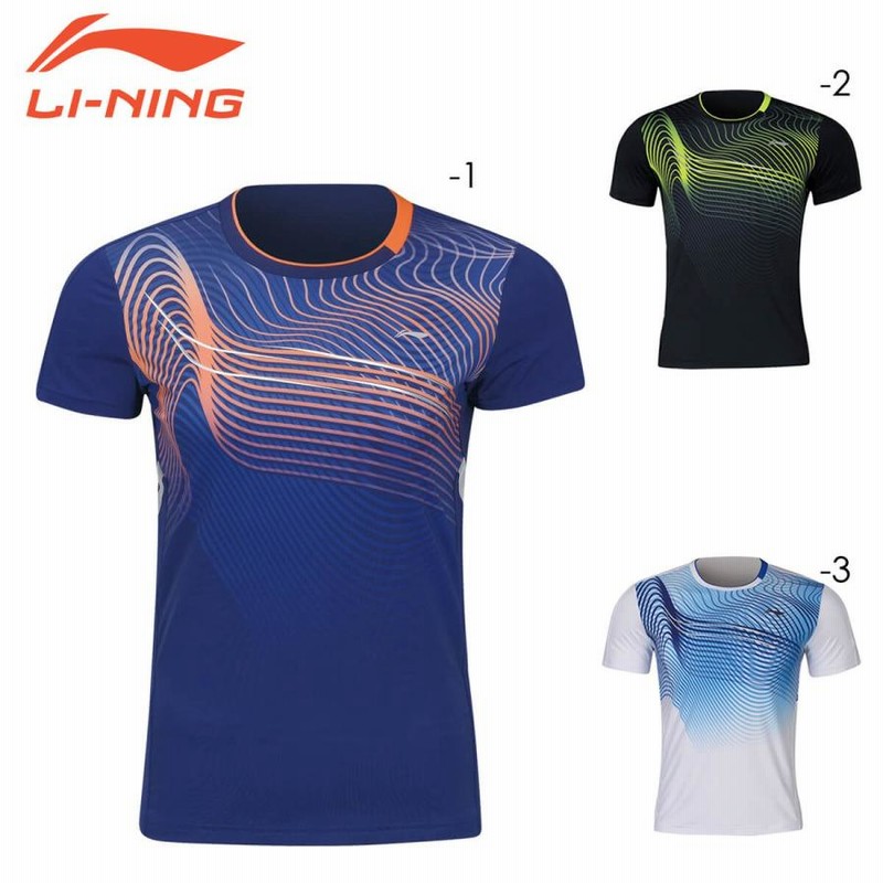 LI-NING AAYQ087 ゲームシャツ(ユニ/メンズ) バドミントンウェア