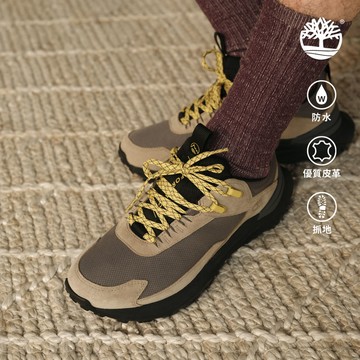 Timberland 男款灰米色Motion Access防水低筒健行鞋|A6D9HEEI