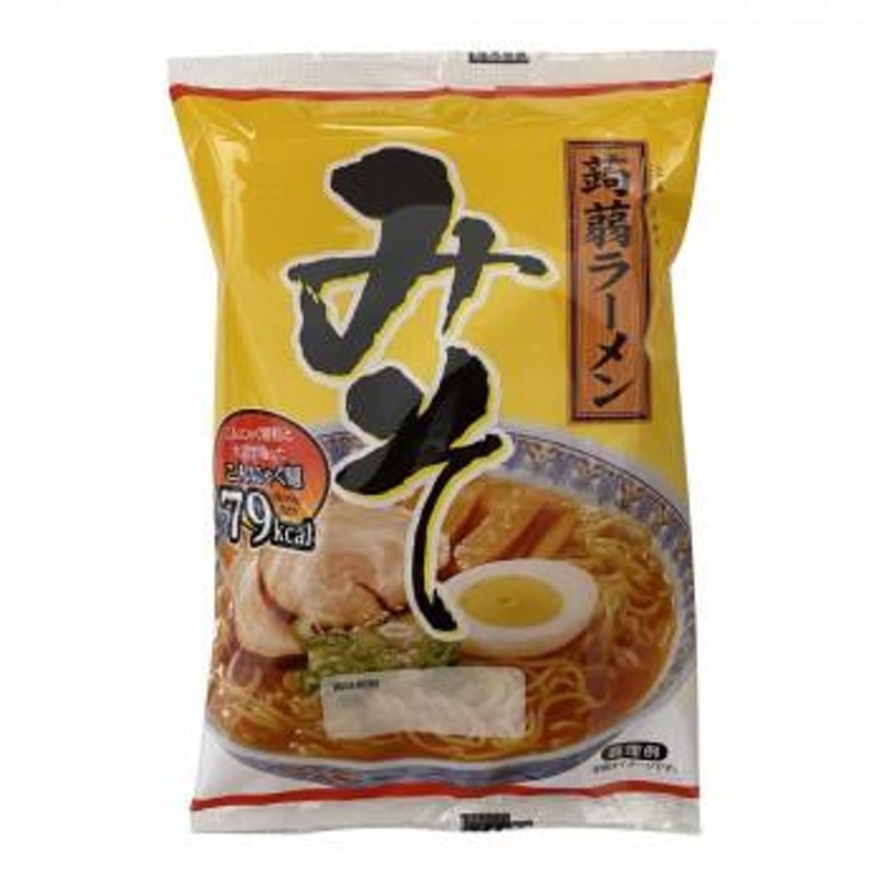 ナカキ食品 ラーメン蒟蒻 みそ 24個セット | LINEショッピング