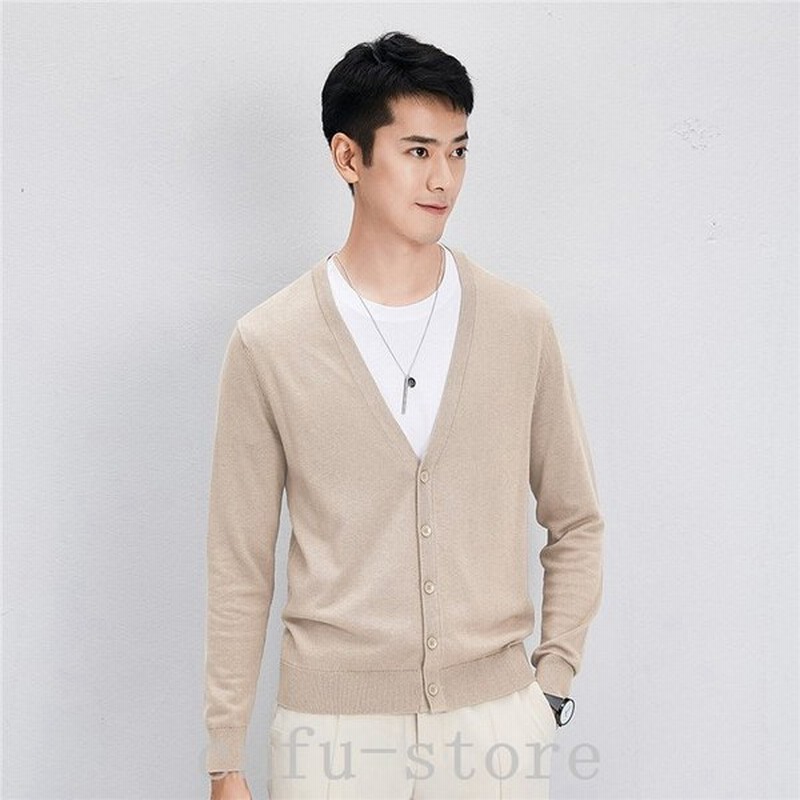 メンズニット春秋vネック大きいサイズゆったり無地代カジュアル40代 通販 Lineポイント最大0 5 Get Lineショッピング