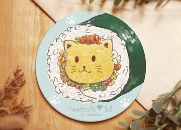 【扛夢山丘】製造幸福。可愛貓咪午茶時光。鶯歌陶瓷吸水杯墊